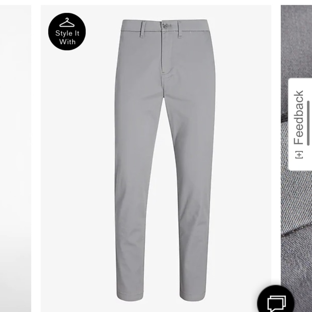 NWOT Men’s Express Athletic Slim Chinos